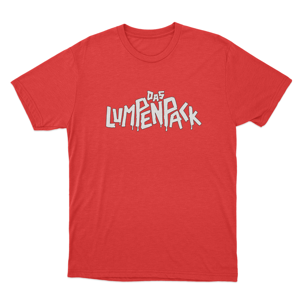 Das Lumpenpack Classic Logo Unisex T Shirt Red Das Lumpenpack Classic Logo Unisex T Shirt Red