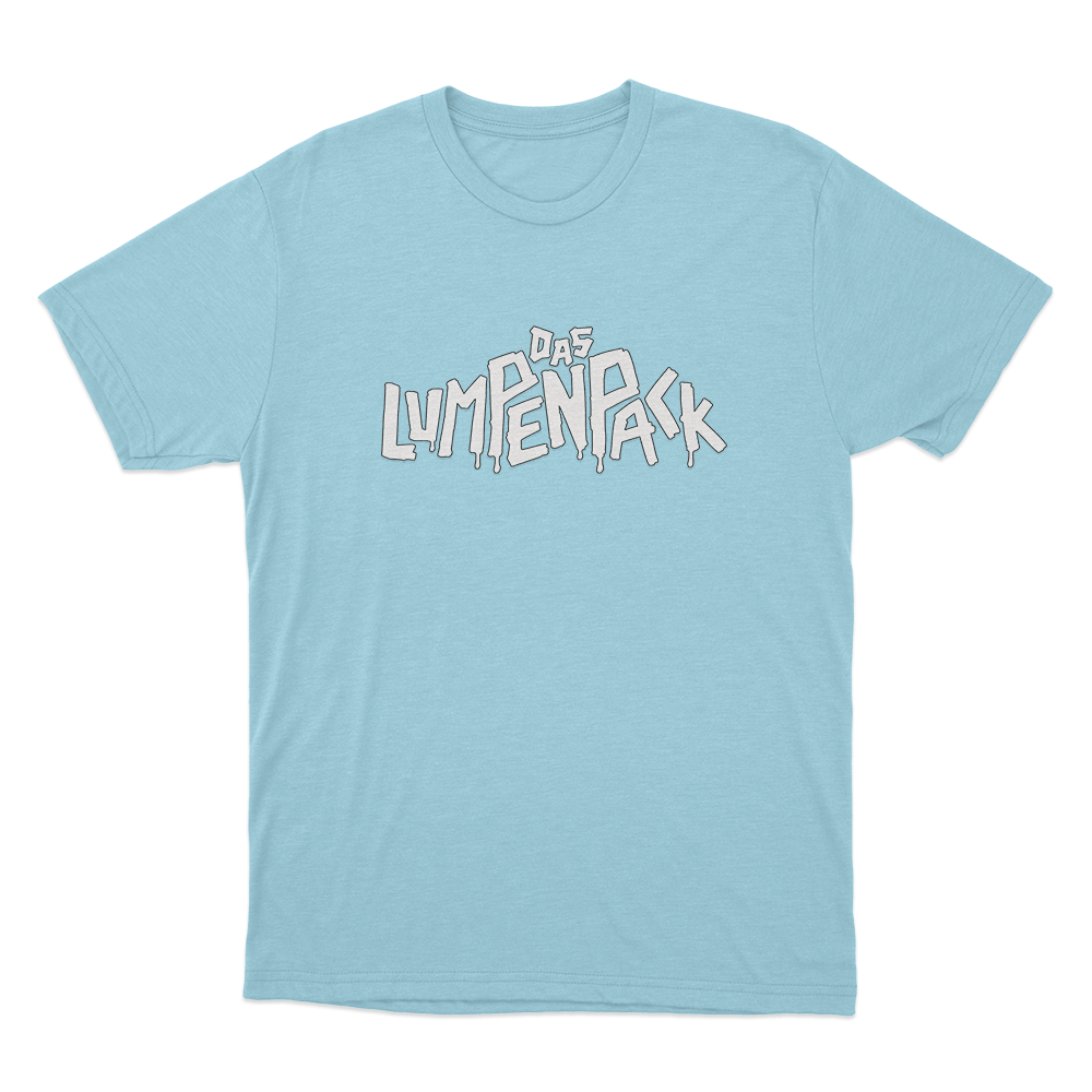 Das Lumpenpack Classic Logo Unisex T Shirt Sky Blue Das Lumpenpack Classic Logo Unisex T Shirt Sky Blue