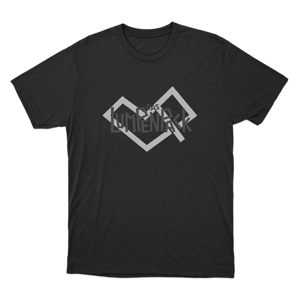 Das Lumpenpack Geometric Logo Unisex T Shirt Black Das Lumpenpack Geometric Logo Unisex T Shirt Black