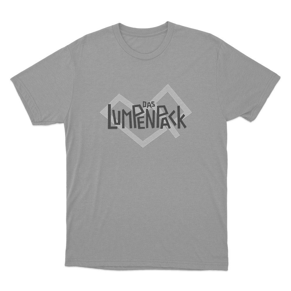 Das Lumpenpack Geometric Logo Unisex T Shirt Grey Das Lumpenpack Geometric Logo Unisex T Shirt Grey