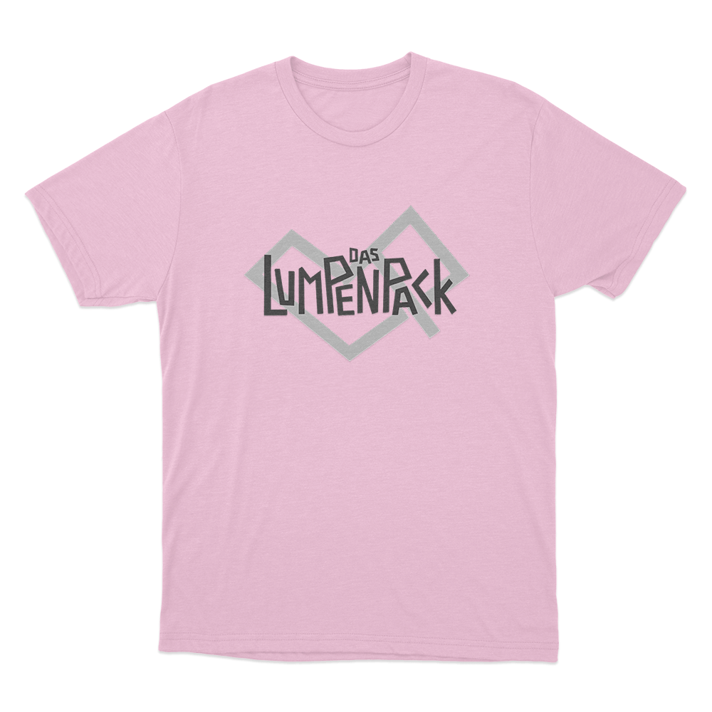 Das Lumpenpack Geometric Logo Unisex T Shirt Pink Das Lumpenpack Geometric Logo Unisex T Shirt Pink