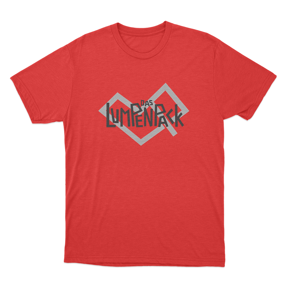 Das Lumpenpack Geometric Logo Unisex T Shirt Red Das Lumpenpack Geometric Logo Unisex T Shirt Red