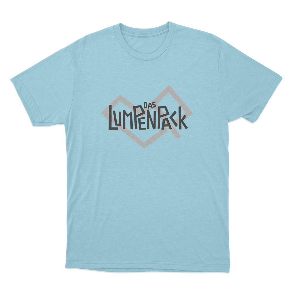 Das Lumpenpack Geometric Logo Unisex T Shirt Sky Blue Das Lumpenpack Geometric Logo Unisex T Shirt Sky Blue