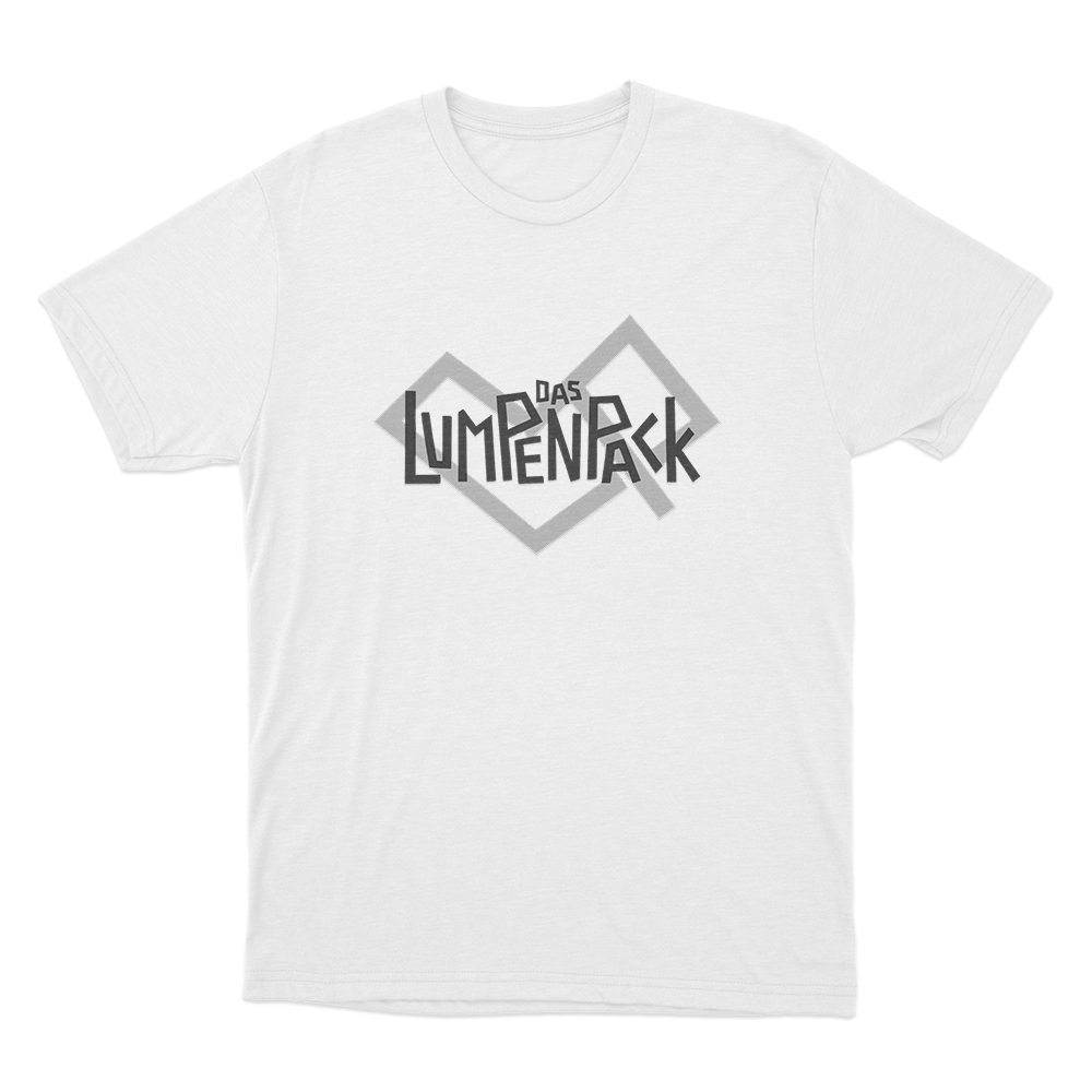 Das Lumpenpack Geometric Logo Unisex T Shirt White Das Lumpenpack Geometric Logo Unisex T Shirt White