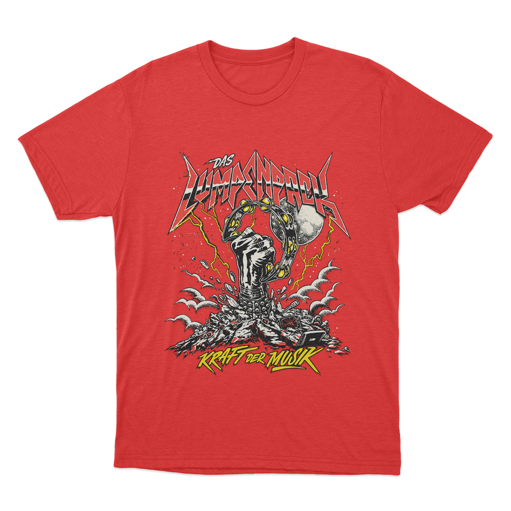 Das Lumpenpack Metal Unisex T Shirt Red Das Lumpenpack Metal Unisex T Shirt Red