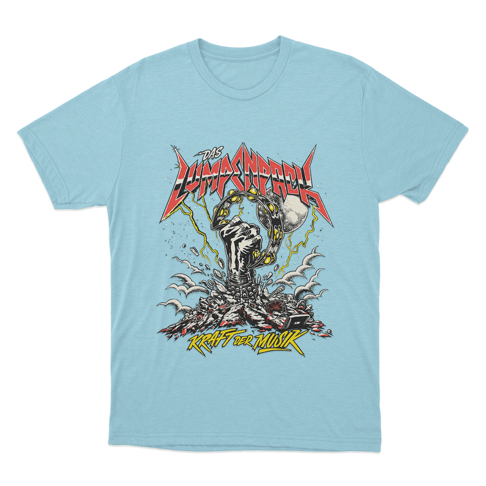 Das Lumpenpack Metal Unisex T Shirt Sky Blue Das Lumpenpack Metal Unisex T Shirt Sky Blue